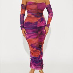 Fashion Nova Mesh Dress S